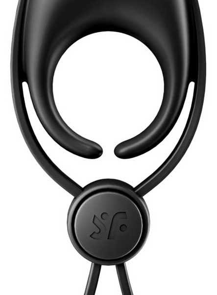 Ерекційне віброкільце-ласо з регулюванням розміру Satisfyer Sniper Black SO6079 фото