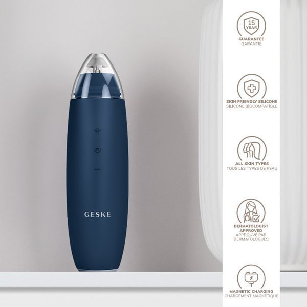 Мікродермабразійний пристрій для видалення чорних цяток GESKE MicroDermabrasion Blackhead Remover 7в1 midnight HB0570 фото