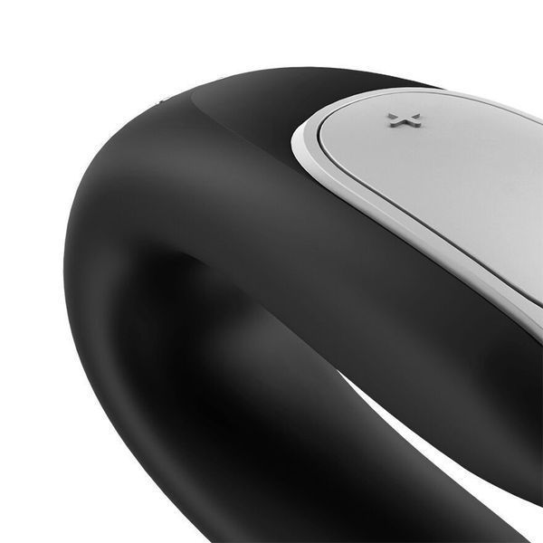 Смартвибратор Satisfyer Double Fun (Black) с пультом ДУ. SO5058 фото