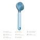 Ультразвуковая щетка для всего тела GESKE Sonic Full-Body Brush&Intensive Exfoliator 8в1 aquamarine HB0373 фото 2