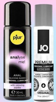 Набор лубрикантов pjur analyse me! Relaxing jojoba silicone 30 мл + System JO PREMIUM ORIGINAL (30 мл) LB564 фото