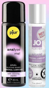 Набор лубрикантов pjur analyse me! Relaxing jojoba silicone 30 мл + System JO AGAPE ORIGINAL (30 мл) LB639 фото