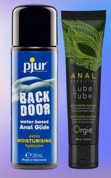 Набор лубрикантов pjur backdoor Comfort water glide 30 мл + LUBE TUBE SENSITIVE, 100 мл ORGIE LB419 фото