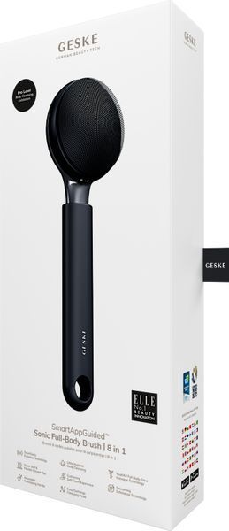 Ультразвуковая щетка для всего тела GESKE Sonic Full-Body Brush&Intensive Exfoliator 8в1 black HB0374 фото