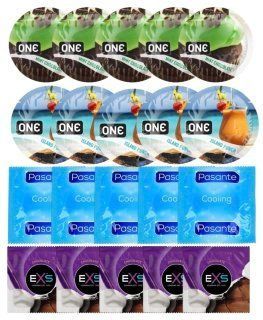 Набір 20 шт ONE Mint Chocolate + ONE Island Punch + Pasante Cooling + EXS Chocolate SOS7193 фото