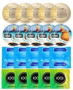 Набор 20 шт ONE 𝐕𝐀𝐍𝐈𝐒𝐇 𝐇𝐲𝐩𝐞𝐫𝐭𝐡𝐢𝐧 + ONE Island Punch + Pasante Cooling + EXS Glow in the Dark SOS7243 фото