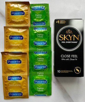 Комплект Skyn Close Feel 10 шт + Pasante Naturelle 6 шт + Pasante Delay Infinity 6 шт SOS3010 фото