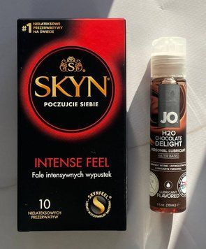 Набір SKYN Intense Feel 10 шт +  Змазка System JO H2O &mdash; Chocolate Delight (30 мл) SOS2128 фото