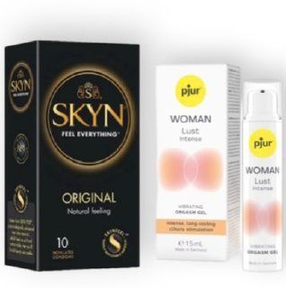 SKYN Original 10 шт + pjur Woman Lust Intense 15 мл SOS6809 фото