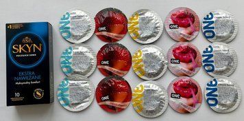 Набор 25 штук SKYN Extra Lube + ONE Super Studs, Super Sensitive, Flavor Waves, Classic SOS2278 фото
