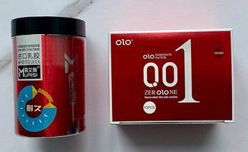 Комплект OLO с разогревающим эффектом 001 10 шт + Muaisi 0.02 мм Red 12 шт SOS2769 фото
