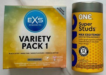 Комплект резинок ONE Super Studs 12 шт - EXS Mixed Variety Pack 1, 48 шт  SOS3138 фото