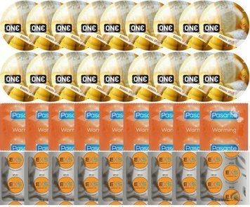 Набор 36 шт ONE Banana Split + Pasante Warming + EXS Delay SOS7703 фото