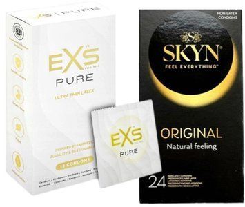 Набір з SKYN ORIGINAL 24 ШТ. + EXS Pure 12 шт SOS7922 фото