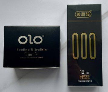 Комплект OLO Feeling Ultrathin 001 10 шт + Muaisi з натурального матеріалу 12шт SOS2719 фото