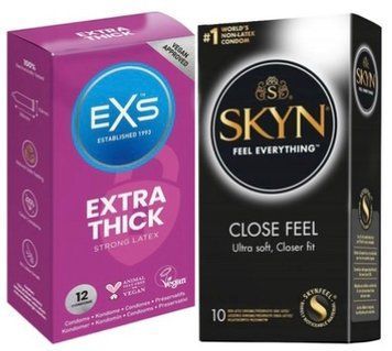 Набор з SKYN Close Feel 10 шт + EXS Extra Safe 12 шт SOS7872 фото
