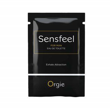 Пробник мужской туалетной воды SENSFEEL + афродизиак, 1 мл эффективная феромон-технология Orgie (Бразилия-Португалия) S01851744 фото
