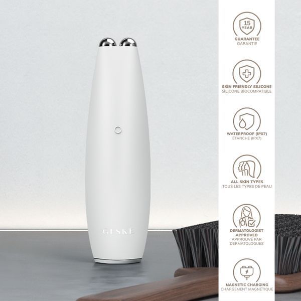 Микротоковая ручка для подтяжки лица GESKE MicroCurrent Face-Lift Pen 6в1 white HB0128 фото