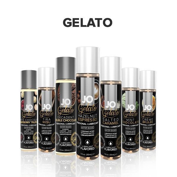 Змазка на водній основі System JO GELATO Hazelnut Espresso (120 мл) без цукру, парабенів та пропіленгліколю SO1666 фото