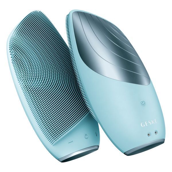 Электронная звуковая термо щетка для лица GESKE Sonic Thermo Facial Brush 6в1 turquoise HB0081 фото