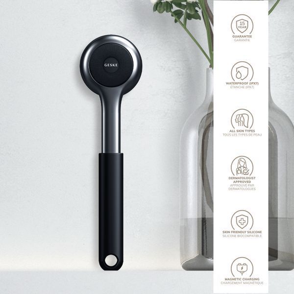 Ультразвуковая щетка для всего тела GESKE Sonic Full-Body Brush&Intensive Exfoliator 8в1 black HB0374 фото
