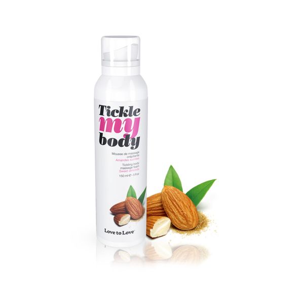 Масажна піна Love To Love TICKLE MY BODY SWEET ALMONDS (150 мл) зволожувальна SO7811 фото