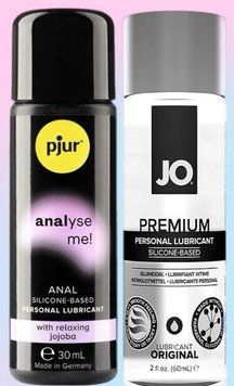 Набор лубрикантов pjur analyse me! Relaxing jojoba silicone 30 мл + System JO PREMIUM ORIGINAL (60 мл) LB565 фото
