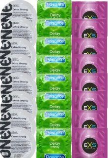 Набір 24 шт ONE Extra Strong + Delay Infinity + EXS EXTRA SAFE SOS7344 фото