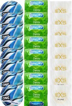 Набір 24 шт ONE Fresh Mint + Delay Infinity + EXS Pure SOS7492 фото