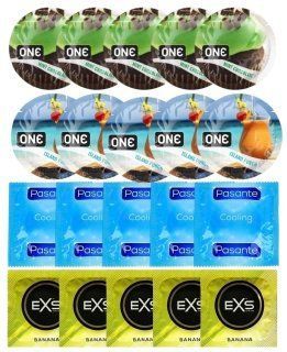 Набір 20 шт ONE Mint Chocolate + ONE Island Punch + Pasante Cooling + EXS Banana SOS7194 фото