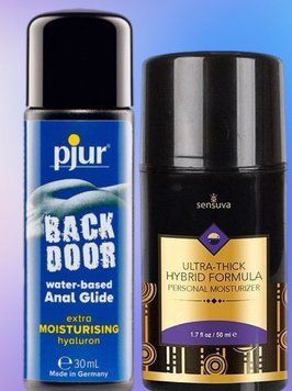 Набор лубрикантов pjur backdoor Comfort water glide 30 мл + Sensuva UltraThick Hybrid Formula (50 мл) LB420 фото