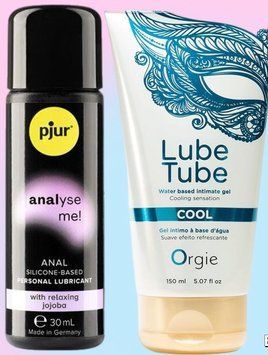Набор лубрикантов pjur analyse me! Relaxing jojoba silicone 30 мл + LUBE TUBE COOL, 150 мл ORGIE LB640 фото