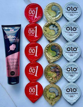 Набор 15 штук Olo + лубрикант Intt Cotton Candy (100 мл) SOS3981 фото
