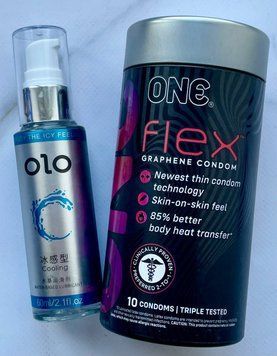 Набор ONE Flex 10 шт. - Лубрикант охлаждающий OLO 60 мл. SOS3289 фото