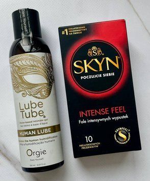 Набор Skyn ​​Intense Feel 10 шт. - Лубрикант ORGIE HUMAN LUBE intimate gel, 150 мл SOS2961 фото