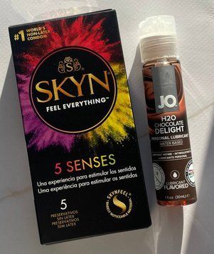 Набір SKYN 5 Senses +  Змазка System JO H2O &mdash; Chocolate Delight (30 мл) SOS2129 фото