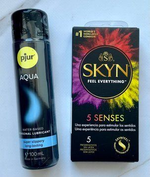 Комплект SKYN 5 Senses + Лубрикант pjur Aqua 100 мл SOS2029 фото