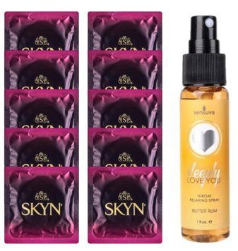 Комплект SKYN Cherry Sunrise 10 шт + Sensuva Deeply Love You Butter Rum (29 мл) SOS13688 фото