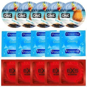 Набір 15 шт ONE Island Punch + Pasante Cooling + EXS Warming Comfy Fit SOS7144 фото