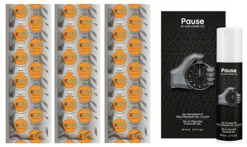 Комплект: EXS Delay 15 шт + Пролонгатор PAUSE Nuei 50 мл SOS11102 фото