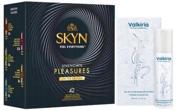 Набір з SKYN Pleasures (42 шт) + гель-стимулятор VALKIRIA Cooling Orgasm Gel (50 мл) від Nuei SOS10041 фото