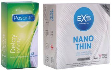 Набор с Pasante Infinity Delay, 12 шт + EXS NANO THIN 48 шт. SOS8149 фото
