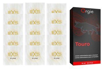 Комплект EXS Pure15 шт + ORGIE TOURO, 15 мл SOS14853 фото