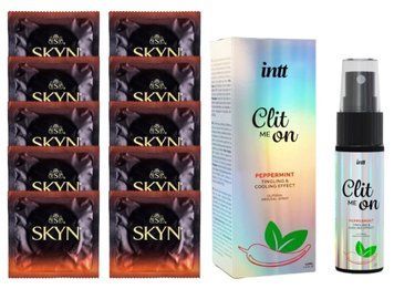 Комплект Skyn Warming 10 шт + Intt Clit Me On Peppermint Cooling Effect, 12 мл SOS14214 фото