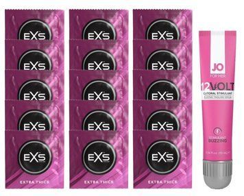 Комплект EXS Extra Thick 15 шт + JO 12VOLT SOS14695 фото