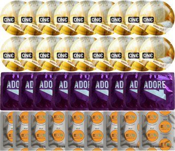 Набор 36 шт ONE ONE Banana Split + Pasante Adore + EXS Delay SOS7542 фото