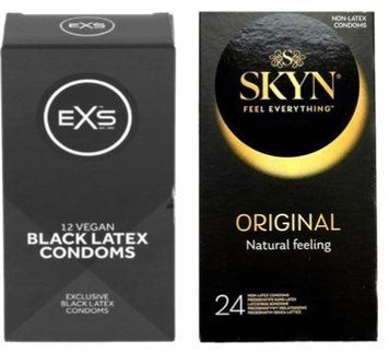 Набір з SKYN ORIGINAL 24 ШТ. + EXS Black Latex 12 шт SOS7923 фото