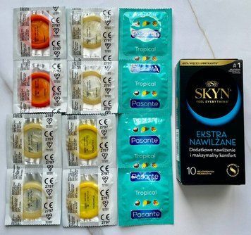 Набор Skyn ​​Extra Lube 10 шт. + Pasante Tropical 12 шт. SOS3039 фото