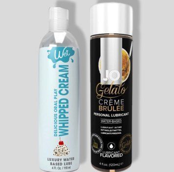 Wet Oral Play Whipped Cream (118 мл) + JO GELATO CremeBrulee (120 мл) LB790 фото