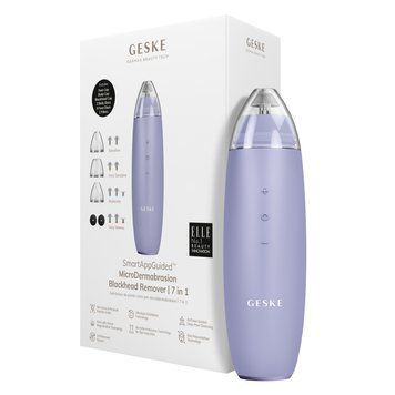 Микродермабразионное устройство для удаления черных точек GESKE MicroDermabrasion Blackhead Remover 7в1 purple HB0572 фото